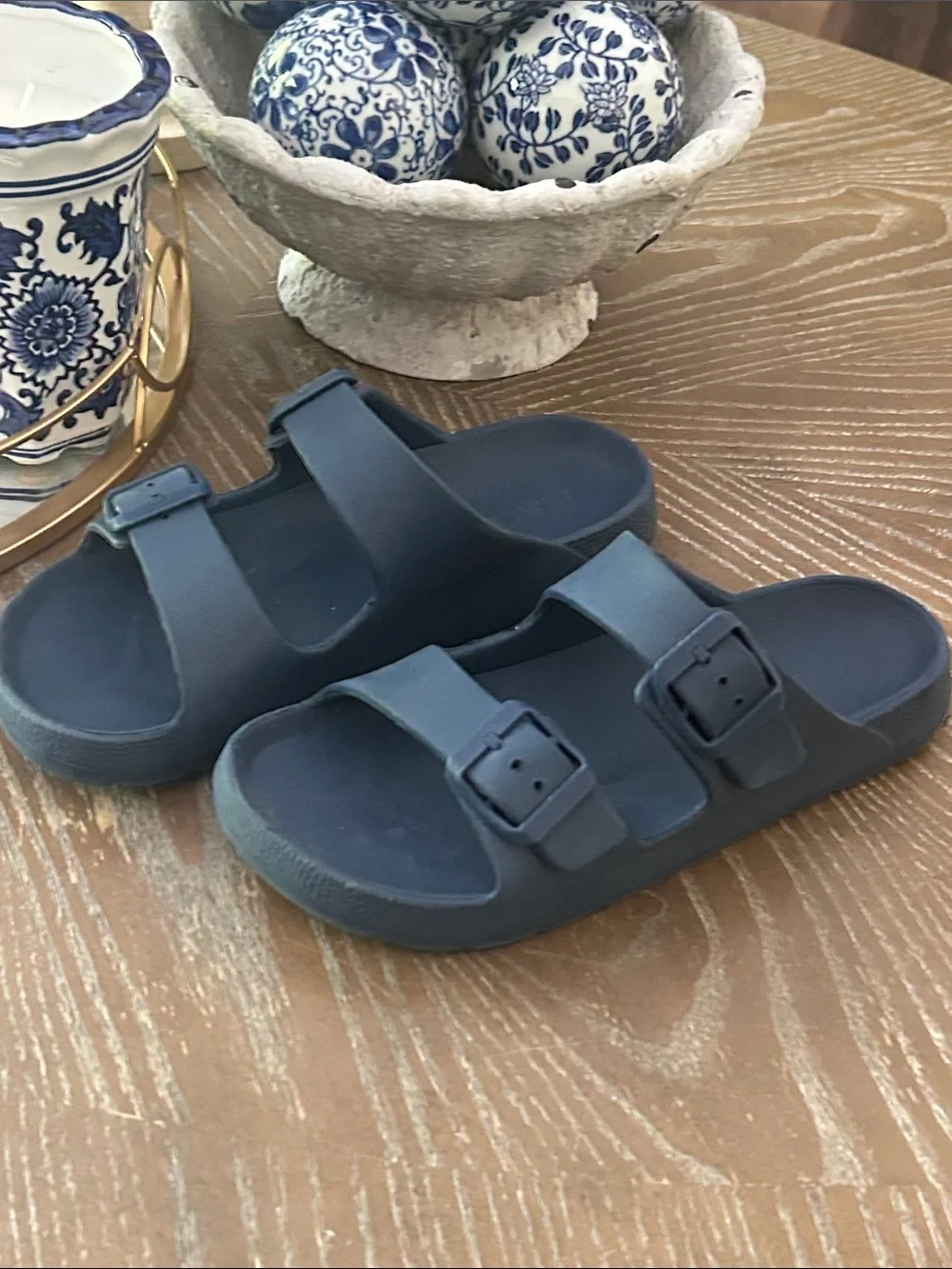 Boys The Children’s Place Dual Buckle Slide Sandals